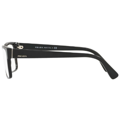 Armação para Óculos Masculino Prada Preto Retangular VPR15V 1AB-1O1 55