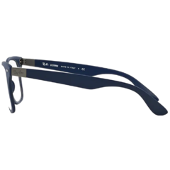 Armação para Óculos Masculino Ray-Ban Azul Retangular RB7034 5439 52