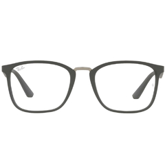 Armação para Óculos Masculino Ray-Ban Cinza Fosco Quadrado RB7194L 8130 54