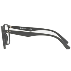 Armação para Óculos Masculino Ray-Ban Cinza Fosco Quadrado RB7194L 8130 54