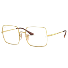 Armação para Óculos Masculino Ray-Ban Dourado Quadrado RB1971-V 2500 54