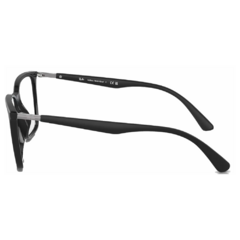 Armação para Óculos Masculino Ray-Ban Preto Fosco Retangular RB7219L 5196 57