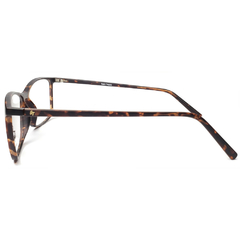Armação para Óculos Masculino Saint Tropez Mesclado Marrom Retangular ST438 C17 57