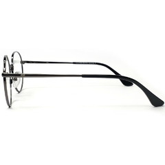 Armação para Óculos Unissex Empório Glasses Cinza Chumbo Redondo EG4106 C2 48