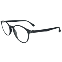 Armação para Óculos Unissex Empório Glasses Preto Fosco Clip-On EG3083 C15 51