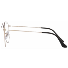 Armação para Óculos Unissex Ray-Ban Cinza Fosco Redondo RB3447VL 2538 53