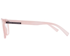 Armação para Óculos Feminino Armani Exchange Nude Cristal Clássico AX3057L 8275 52 na internet