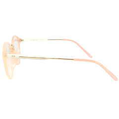 Óculos de Grau Feminino Empório Glasses Rosa Claro Redondo EG2930 C11 50