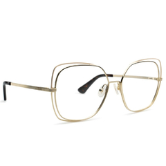 Armação para Óculos Feminino Guess Dourado Geométrico GU2761 033 54