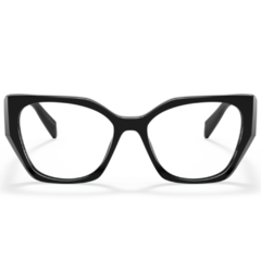 Óculos de Grau Feminino Prada Preto Geométrico/Gatinho VPR18W 1AB-1O1 54