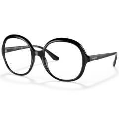 Óculos de Grau Feminino Vogue Preto Redondo VO5412 W44 54