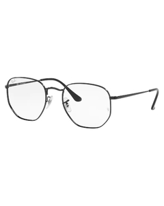 Óculos de Grau Unissex Ray-Ban Preto Hexagonal RX6448L 2509 51