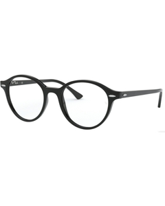 Óculos de Grau Unissex Ray-Ban Preto Redondo RX7118 2000 50