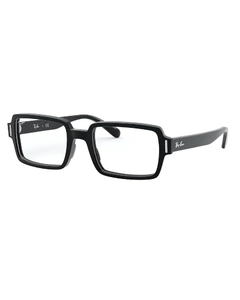 Óculos de Grau Unissex Ray-Ban Preto Retangular/Benji RX5473 2000 52