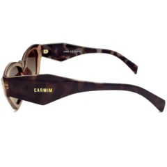 Óculos de Sol Feminino Carmim Marrom Degradê Gatinho CRM42579 C4 52