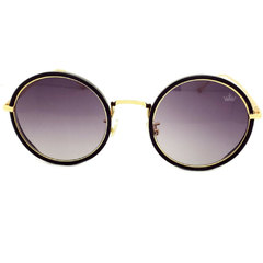 Óculos de Sol Feminino Carmim Preto/Dourado Redondo CRM42420 C1 49 - comprar online