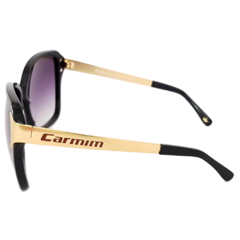 Óculos de Sol Feminino Carmim Preto Quadrado CRM42016 60