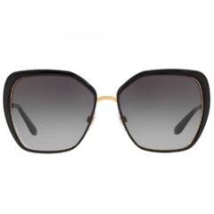 Óculos de Sol Feminino Dolce&Gabbana Preto Fosco Quadrado DG2197 1312/8G 56