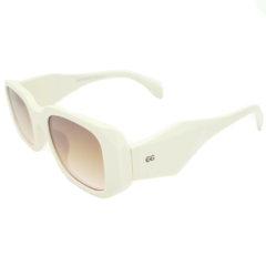 Óculos de Sol Feminino Empório Glasses Bege Retangular EG22016 C11 51