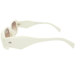 Óculos de Sol Feminino Empório Glasses Bege Retangular EG22016 C11 51 na internet