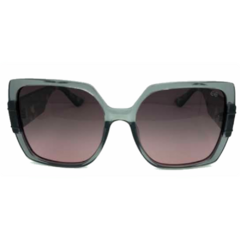 Óculos de Sol Feminino Empório Glasses Cinza Cristal Quadrado EG23028 C8 56
