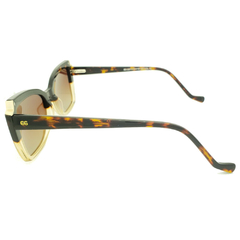 Óculos de Sol Feminino Empório Glasses Marrom Cristal/Cristal Gatinho EG22013 C19 54