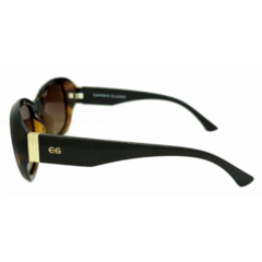Óculos de Sol Feminino Empório Glasses Marrom Retangular 23017 C17 54