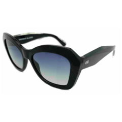 Óculos de Sol Feminino Empório Glasses Preto Geométrico EG23012 C5 54