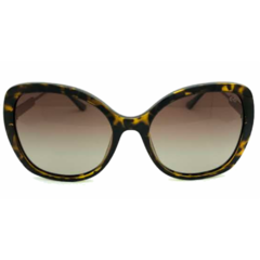 Óculos de Sol Feminino Empório Glasses Tartaruga Oval/Quadrado EG23016 C17 56