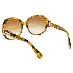 Óculos de Sol Feminino Euro Mesclado Marrom Quadrado OC001EU/2X