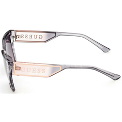 Óculos de Sol Feminino Guess Cinza Cristal Retangular GU7818 20B 56