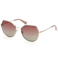 Óculos de Sol Feminino Guess Rosé Geométrico GU7867 32F 58