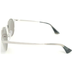 Óculos de Sol Feminino Prada Cromado Redondo SPR62S 1BC-2B0 53