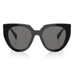 Óculos de Sol Feminino Prada Preto Gatinho SPR14W 1AB-5Z1 52