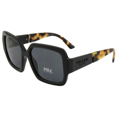 Óculos de Sol Feminino Prada Preto Quadrado SPR21X 1AB-5Z1 54