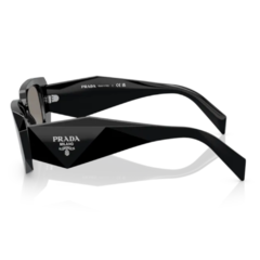 Óculos de Sol Feminino Prada Preto Retangular SPR17W 1AB-07Z 49