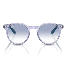 Óculos de Sol Infantil Ray-Ban Azul Cristal Redondo RB9064S 7126/19 44