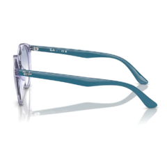 Óculos de Sol Infantil Ray-Ban Azul Cristal Redondo RB9064S 7126/19 44