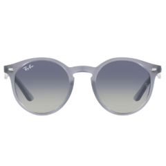 Óculos de Sol Infantil Ray-Ban Azul Cristal Redondo RJ9064S 7134/4L 44