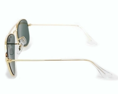 Óculos de Sol Unissex Ray-Ban Dourado Aviador RB3025L 001/58 62