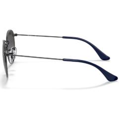Óculos de Sol Infantil Ray-Ban Preto Fosco Redondo RJ9547S 201/8G 44