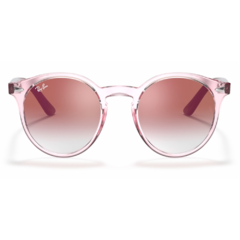 Óculos de Sol Infantil Ray-Ban Rosa Baby Cristal Redondo RJ9064S 7052/V0 44