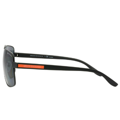 Óculos de Sol Masculino Armani Exchange Preto Fosco Piloto AX2037S 6000/81 60