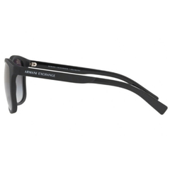 Óculos de Sol Masculino Armani Exchange Preto Fosco Quadrado AX4049SL 82808G 57