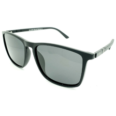 Óculos de Sol Masculino Empório Glasses Preto Fosco Quadrado EG22001 C15 56