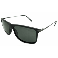 Óculos de Sol Masculino Empório Glasses Preto Fosco Quadrado EG23008 C15 57