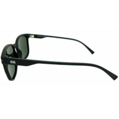 Óculos de Sol Masculino Empório Glasses Preto Fosco Quadrado EG23024 C15 54
