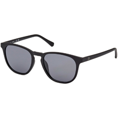 Óculos de Sol Masculino Guess Preto Fosco Quadrado/Redondo GU00061 02D 53
