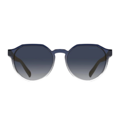 Óculos de Sol Unissex Colcci Azul Cristal Degradê Redondo C0198 KC327 53