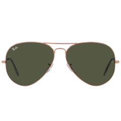 Óculos de Sol Unissex Ray-Ban Dourado Envelhecido Aviador RB3025 9202/31 58